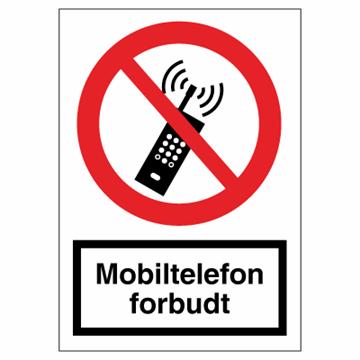 Mobiltelefon forbudt