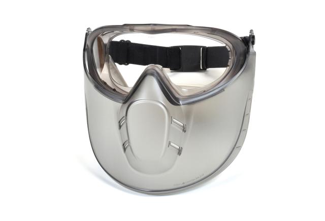 Capstone goggle EG504T med ansigtsskærm - klar, antidug