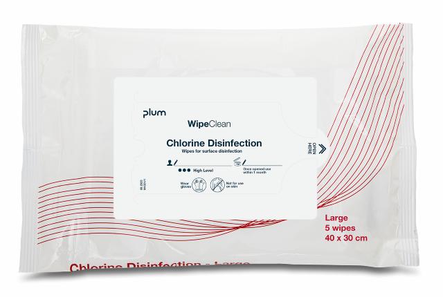 WipeClean Plum Chlorine Disinfection