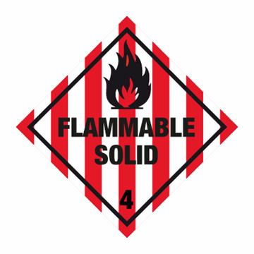 Flammable solid kl. 4